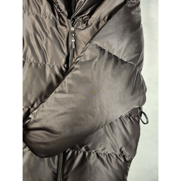 Ralph Lauren Black Label Puffer Jacket Sz 14 Womens Front Zip Pillow Neck - Picture 6 of 15